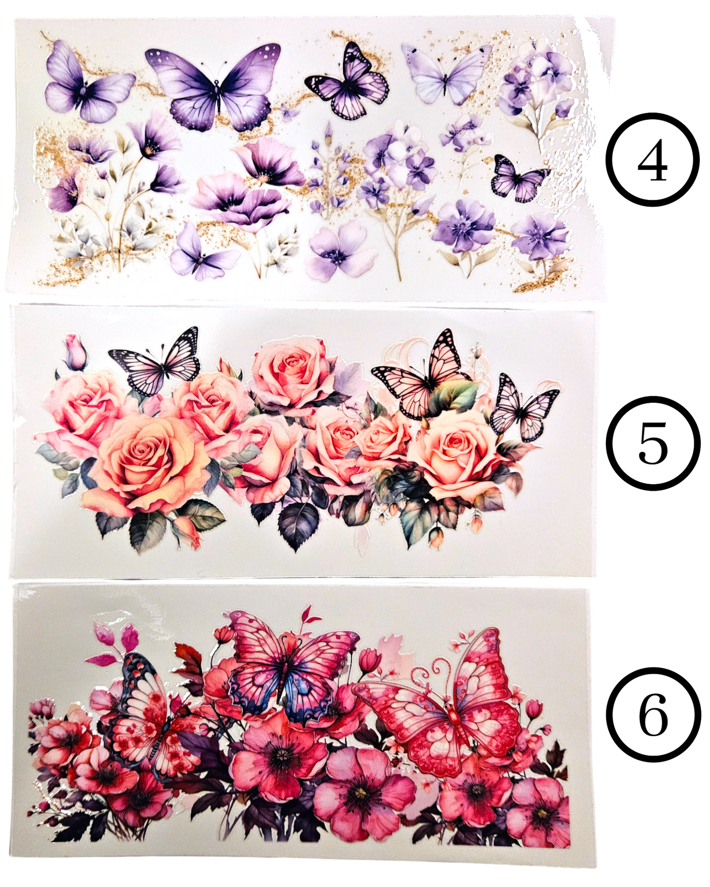 Motive-Schmetterlinge & Blumen