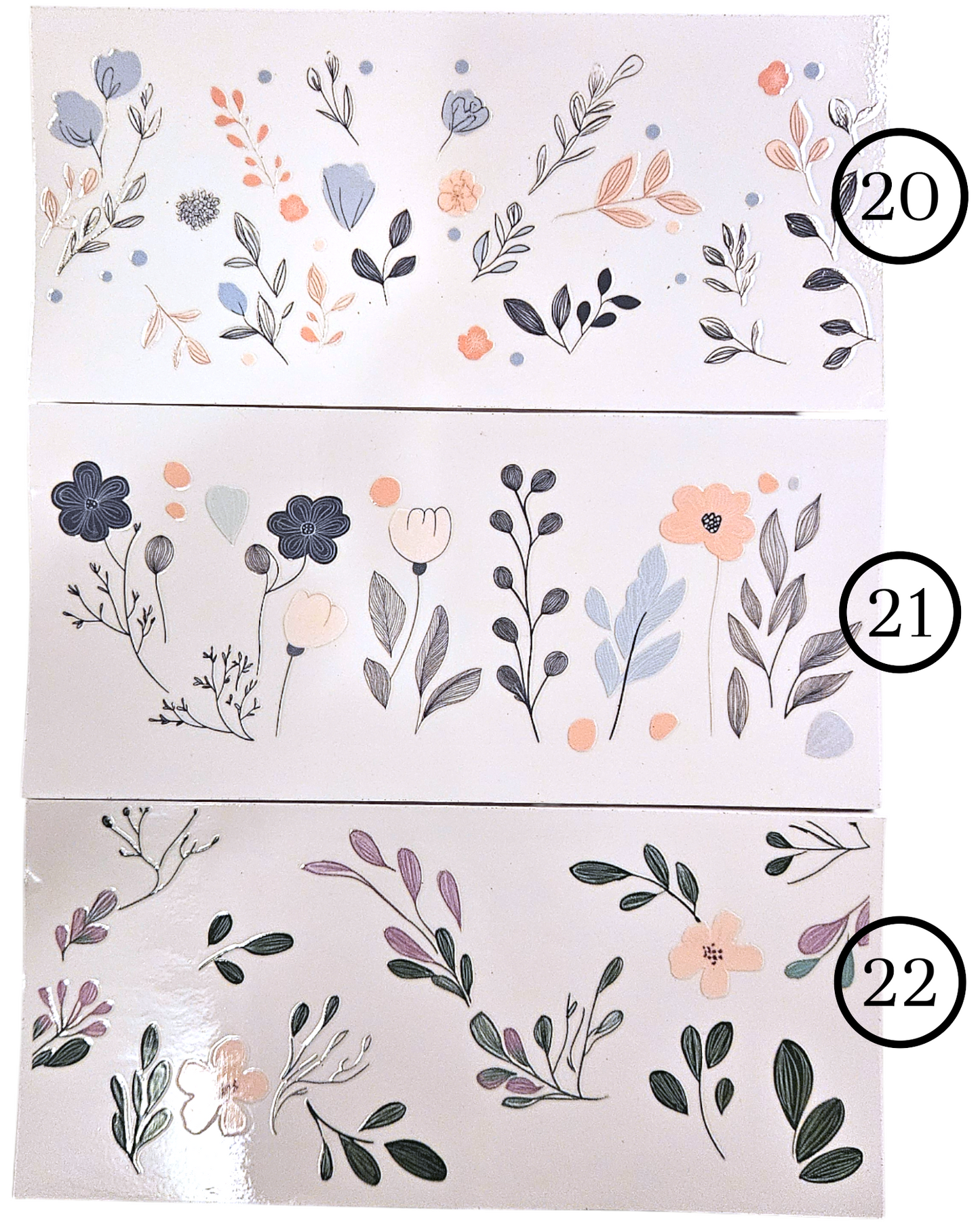 Motive-Schmetterlinge & Blumen