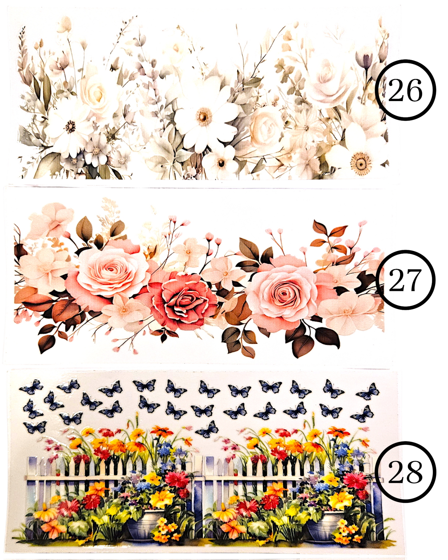 Motive-Schmetterlinge & Blumen