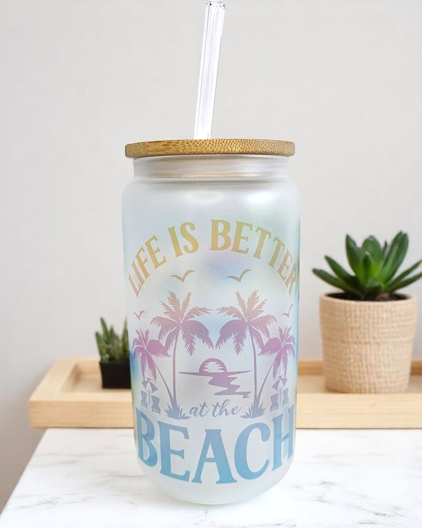 Glastumbler Beach