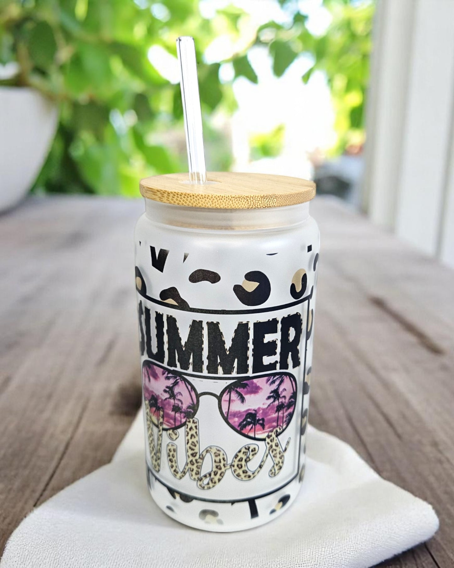 Glastumbler Summer