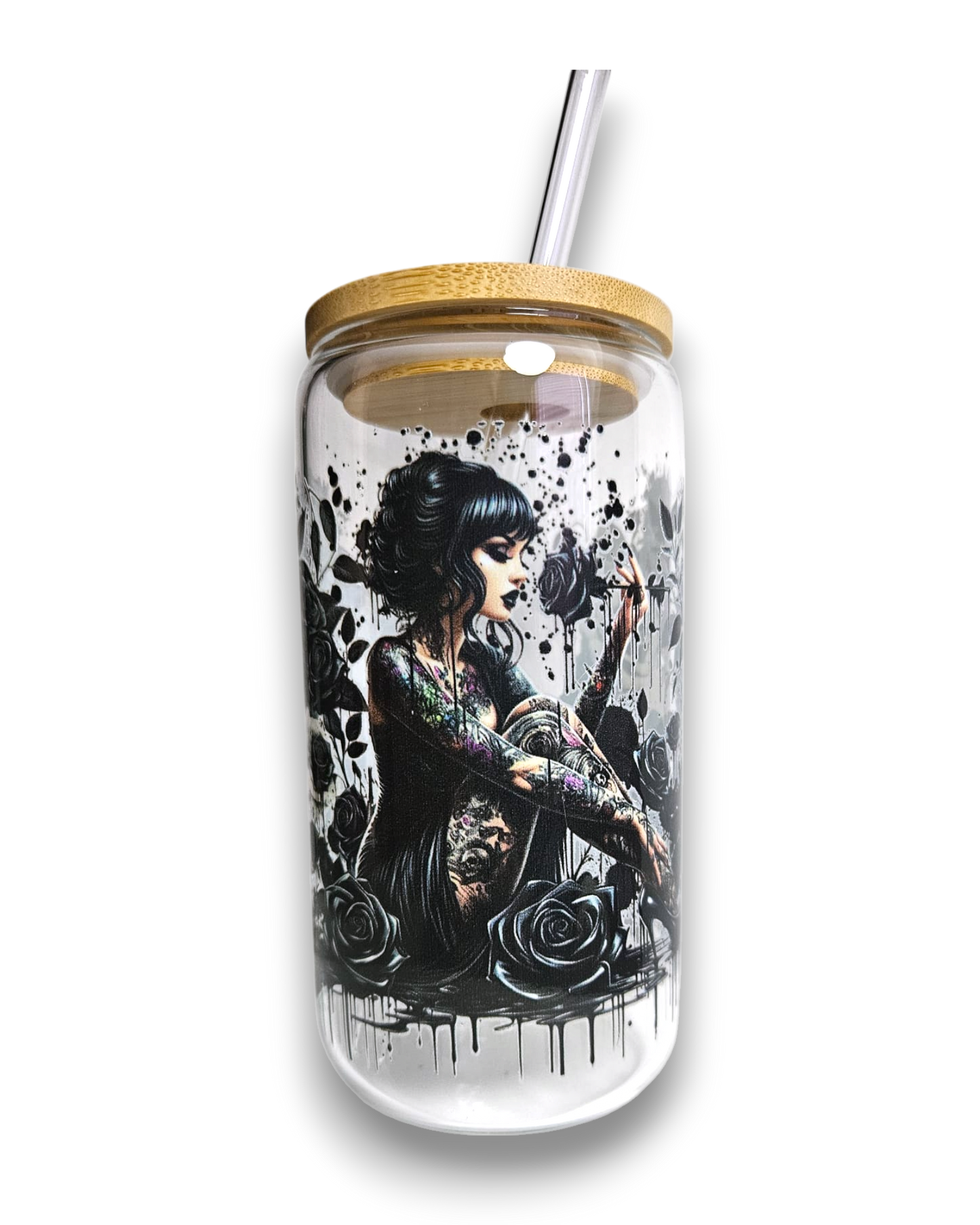 Glastumbler Dark Love