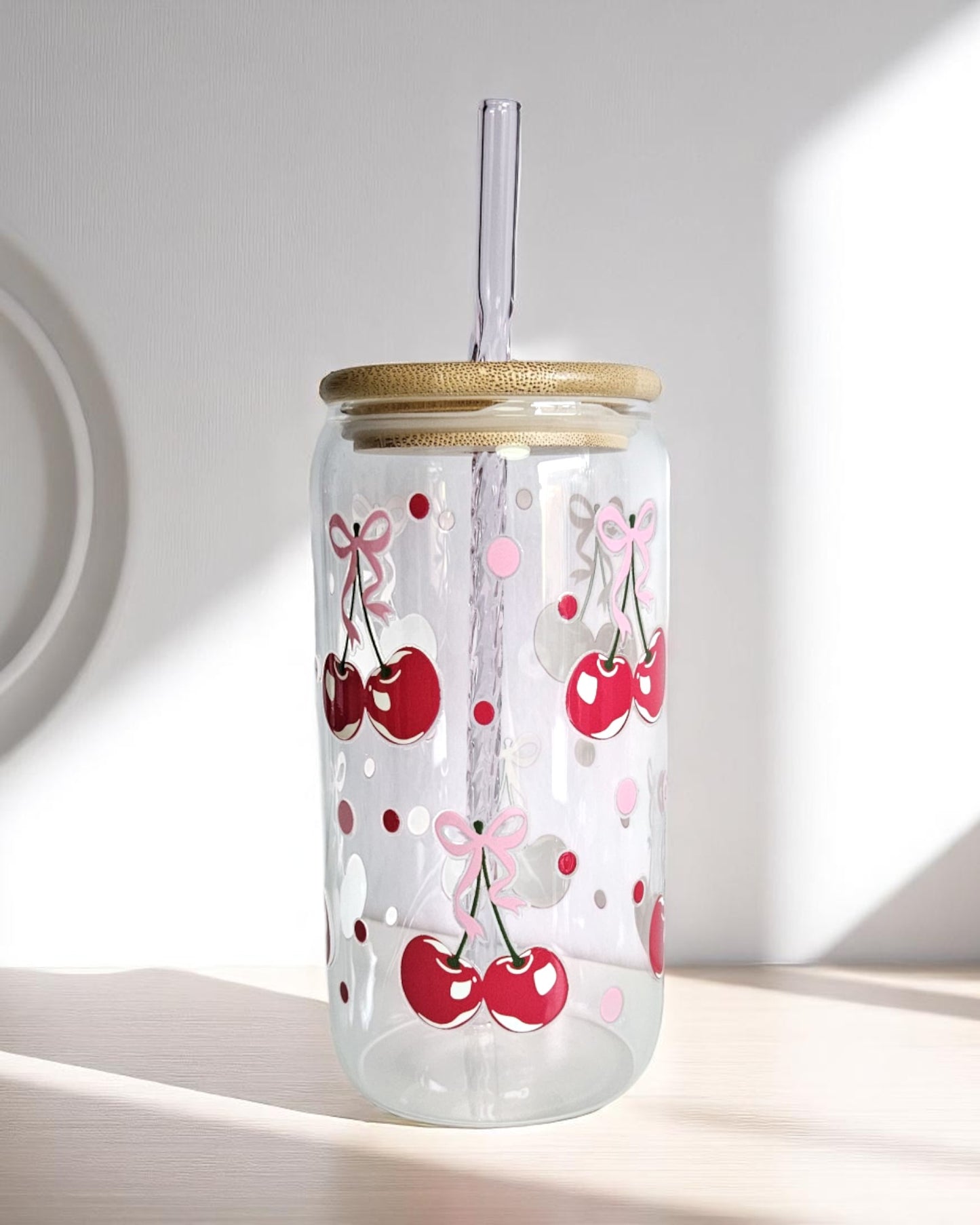 Glastumbler Cherry