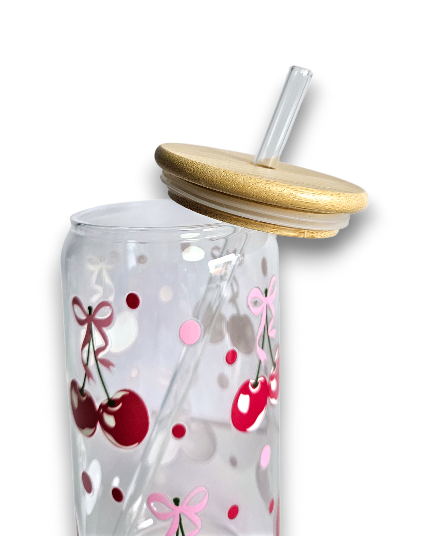 Glastumbler Cherry