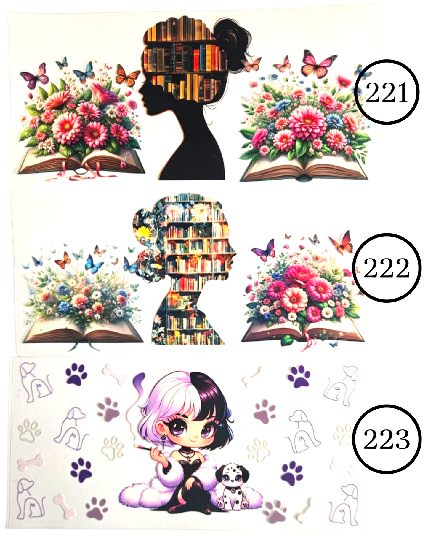 Motive-Mix & Muster - Aufkleber für Live-Cups