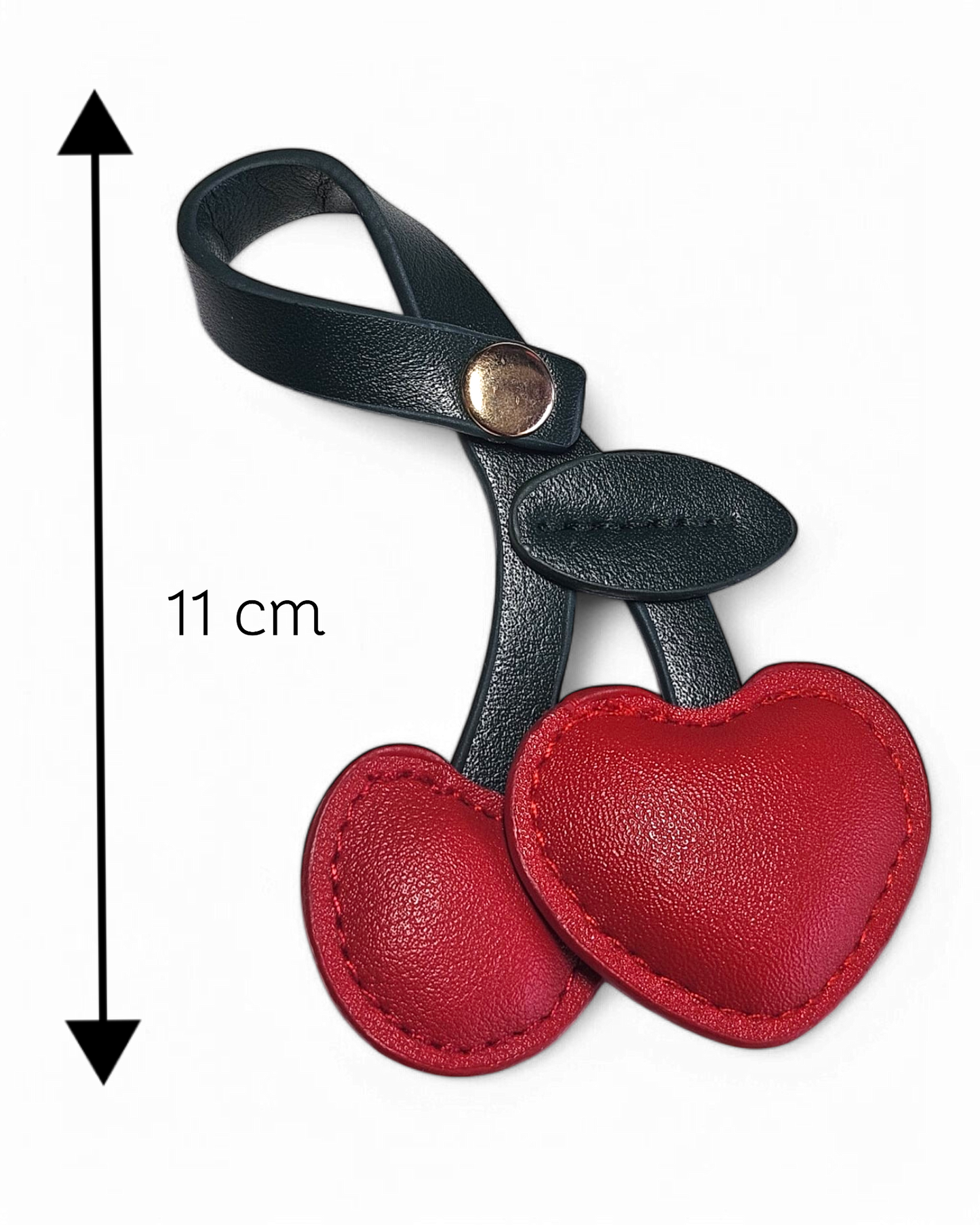 Taschenanhänger Leather Cherry
