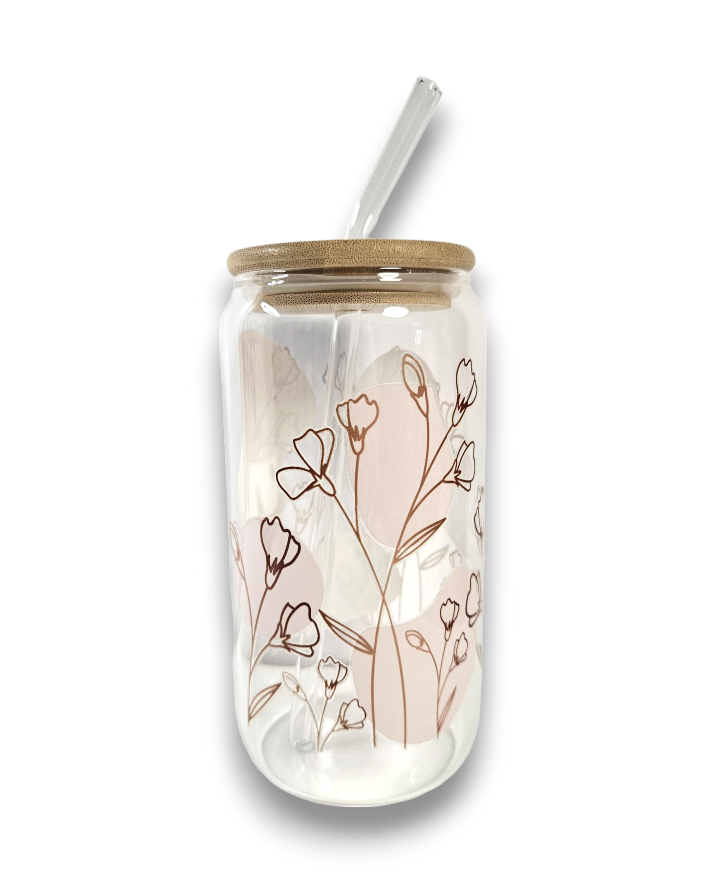 Glastumbler Fleur