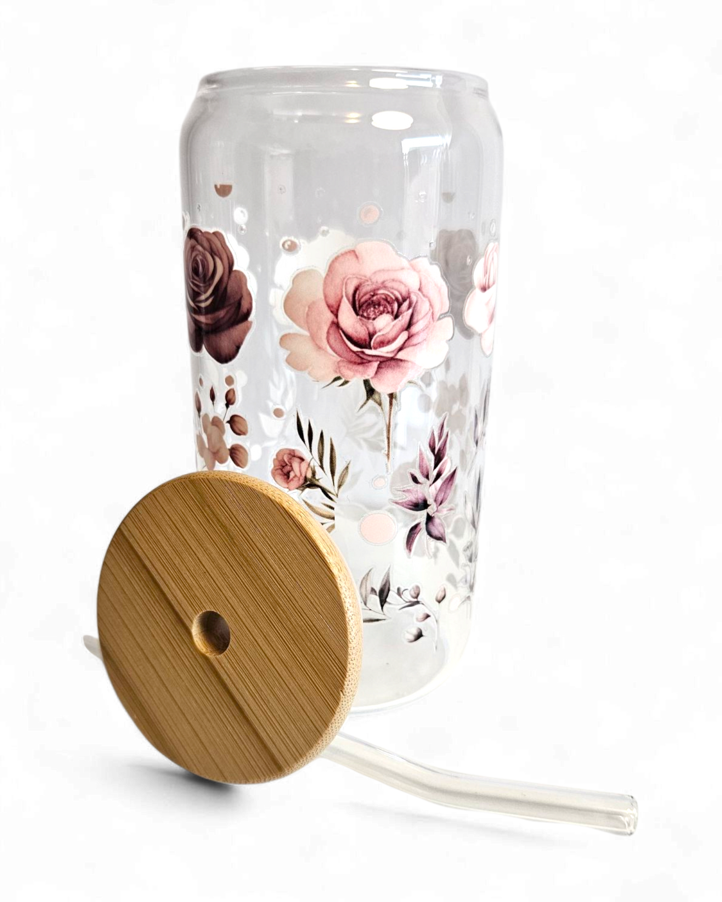 Glastumbler Rose
