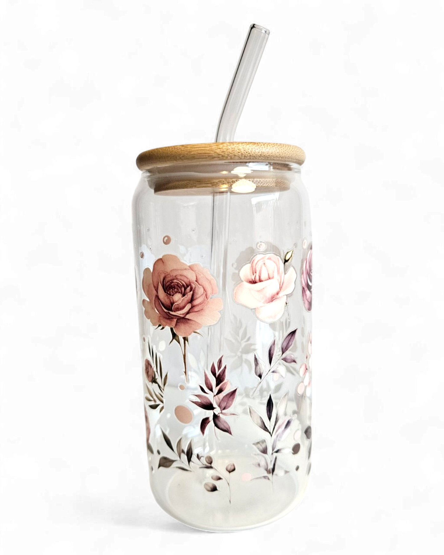 Glastumbler Rose