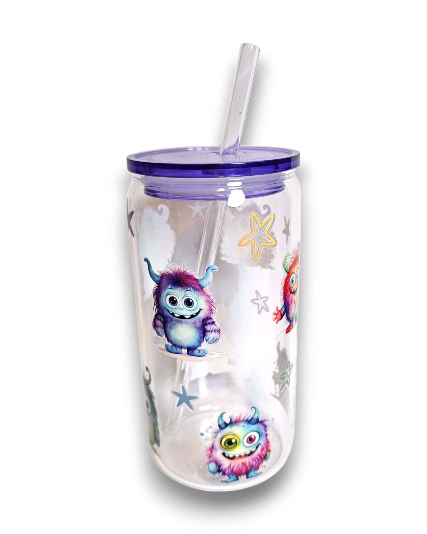 Glastumbler Mini-Monster