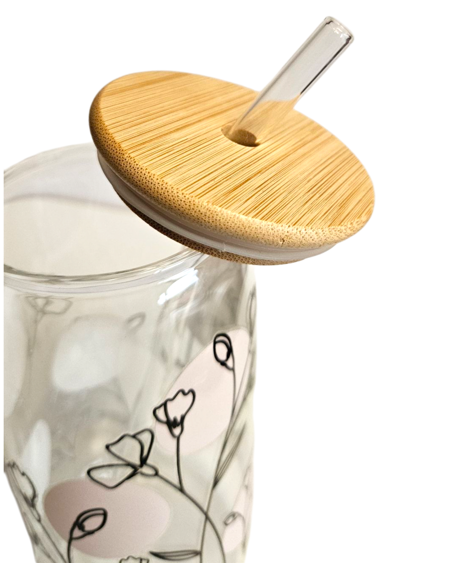 Glastumbler Fleur