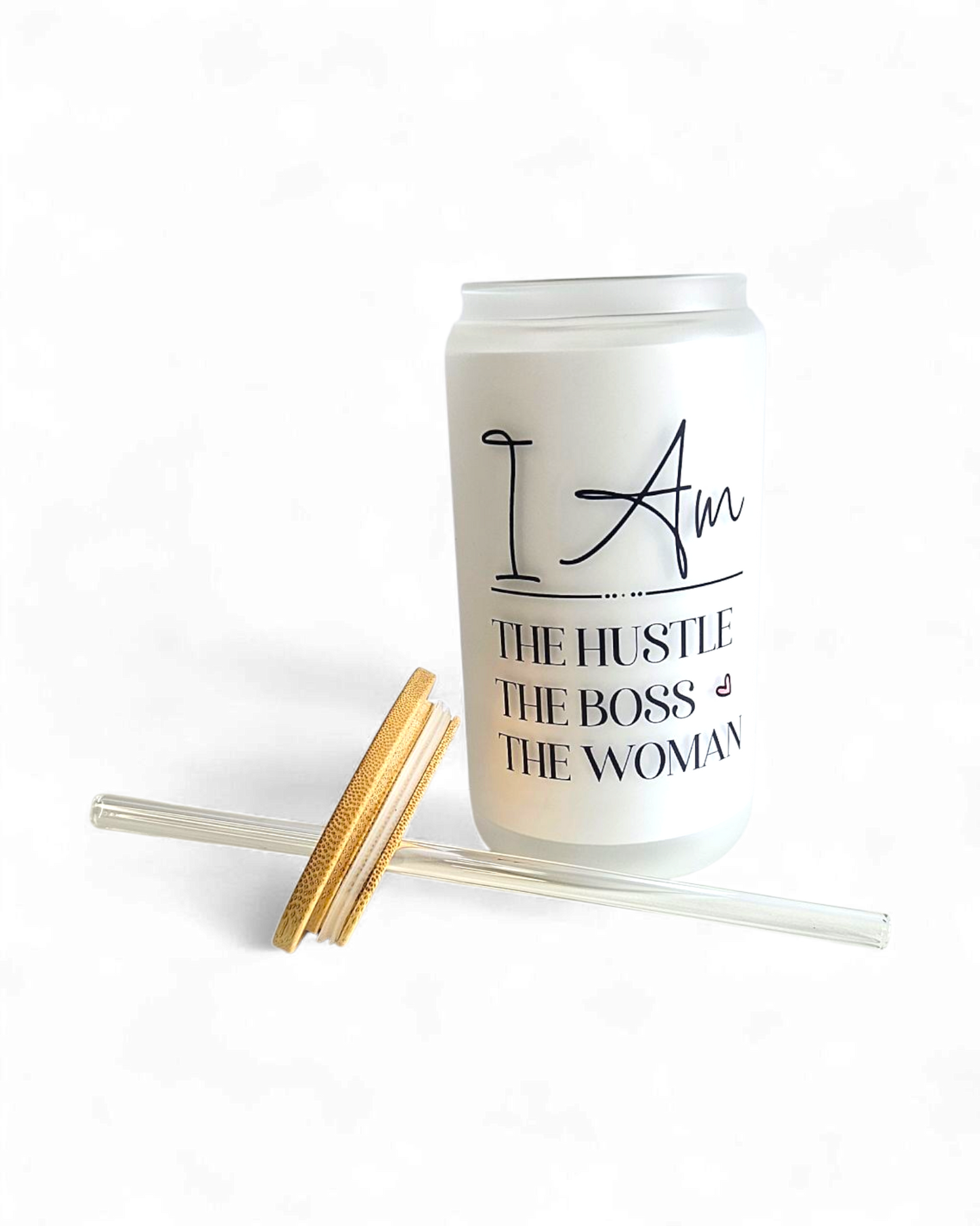 Glastumbler Boss Woman