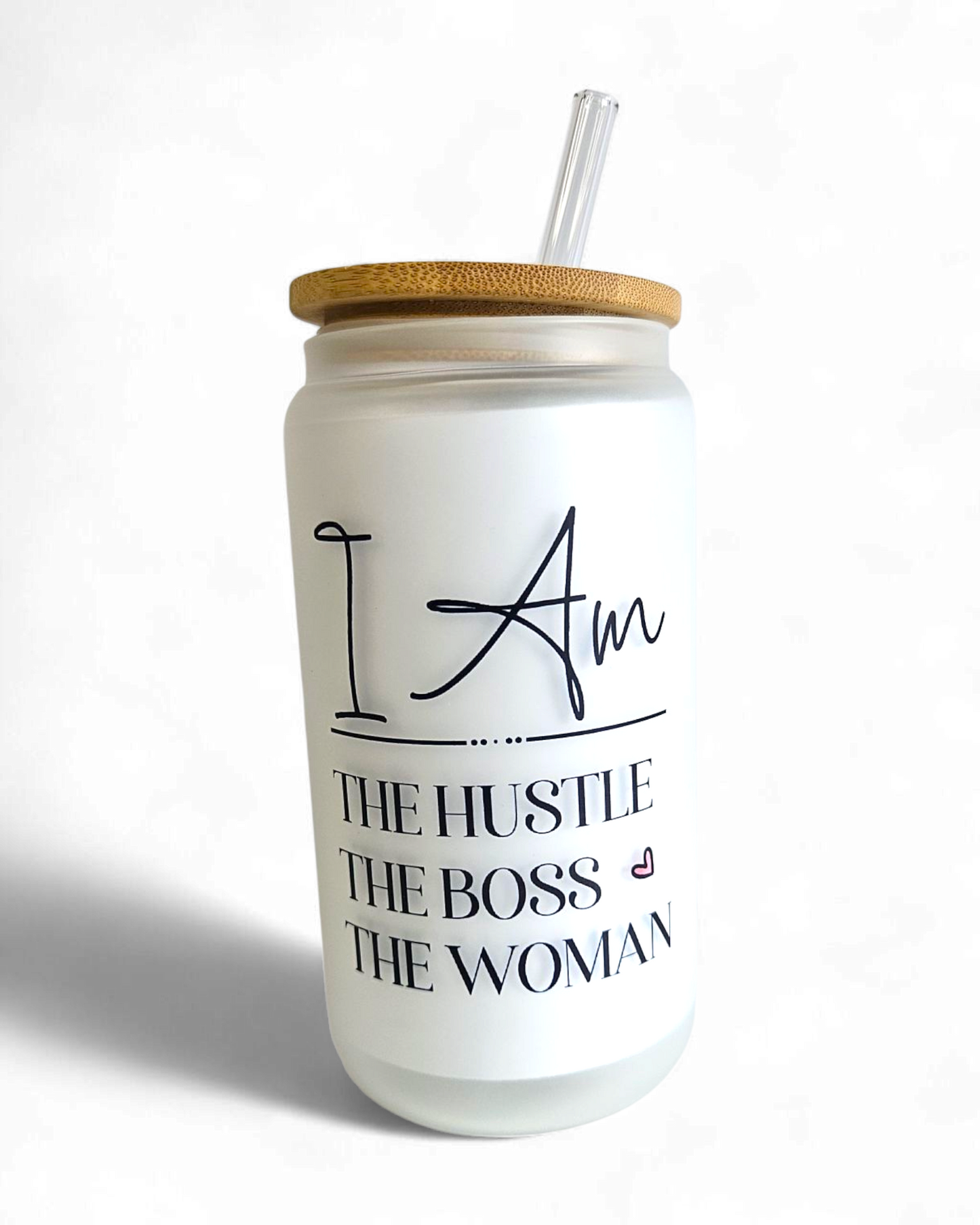 Glastumbler Boss Woman
