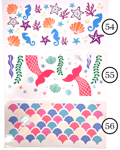 Motive-Mix & Muster - Aufkleber für Live-Cups