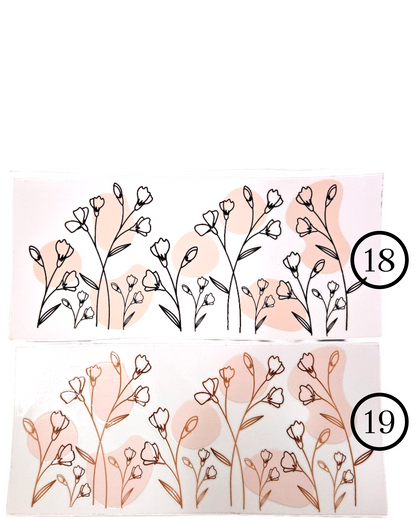 Motive-Schmetterlinge & Blumen