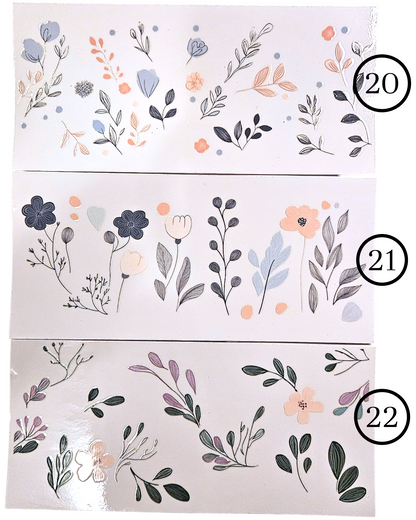 Motive-Schmetterlinge & Blumen