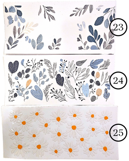 Motive-Schmetterlinge & Blumen