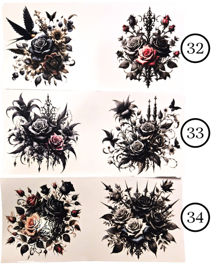 Motive-Schmetterlinge & Blumen