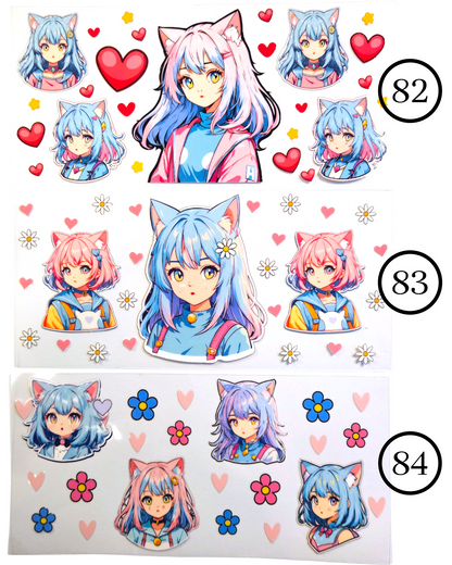 Motive-Mix & Muster - Aufkleber für Live-Cups