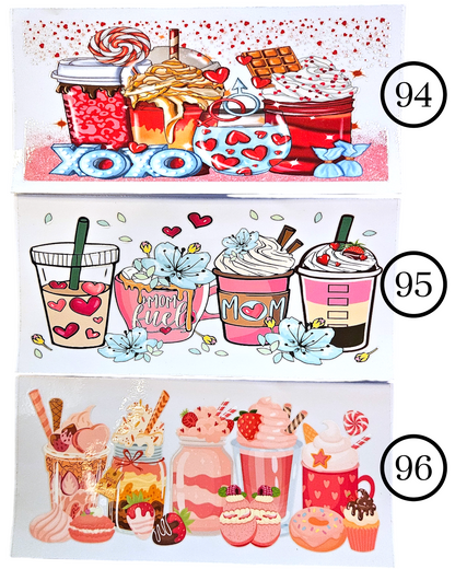 Motive-Mix & Muster - Aufkleber für Live-Cups