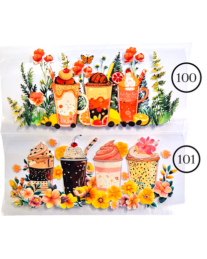 Motive-Mix & Muster - Aufkleber für Live-Cups