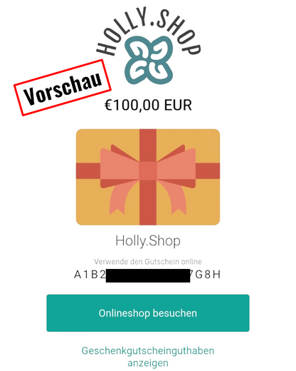 Holly.Shop - Gutschein