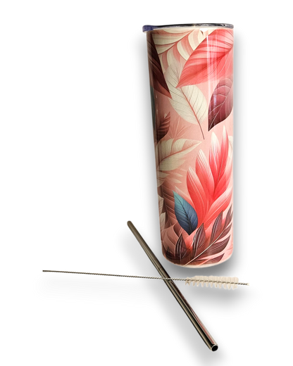 Thermobecher pink Leaf