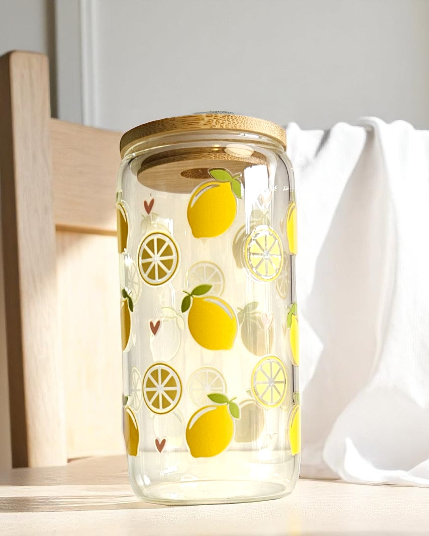 Glastumbler Lemon