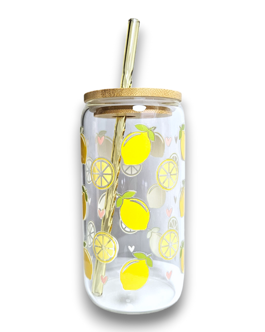 Glastumbler Lemon