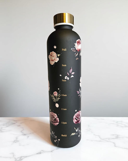 Trinkflasche Rose