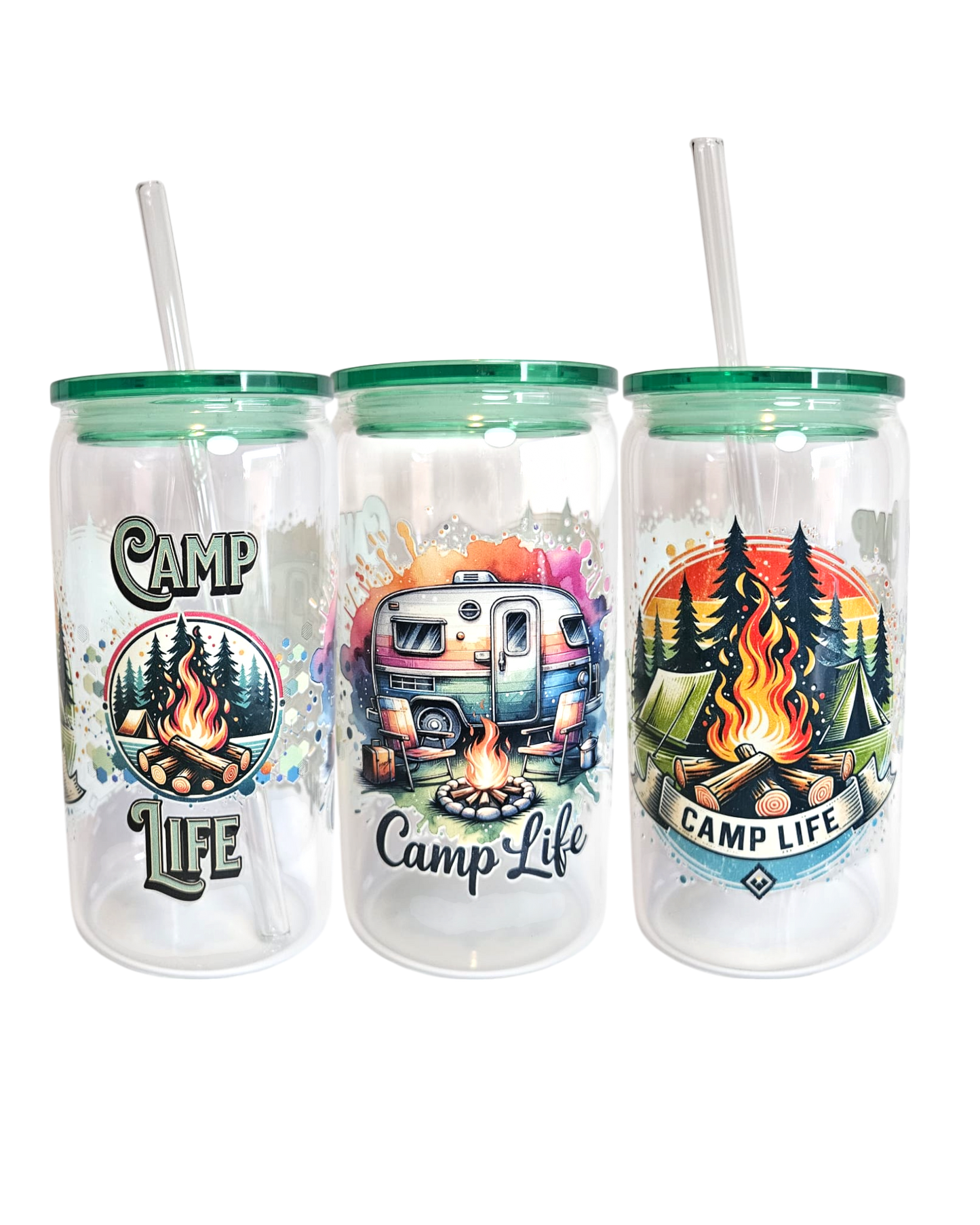 Glastumbler Camping-Life