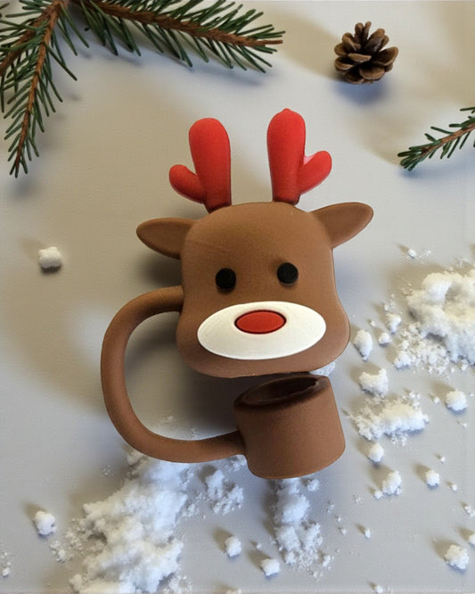 Strohhalm-Topper aus Silikon