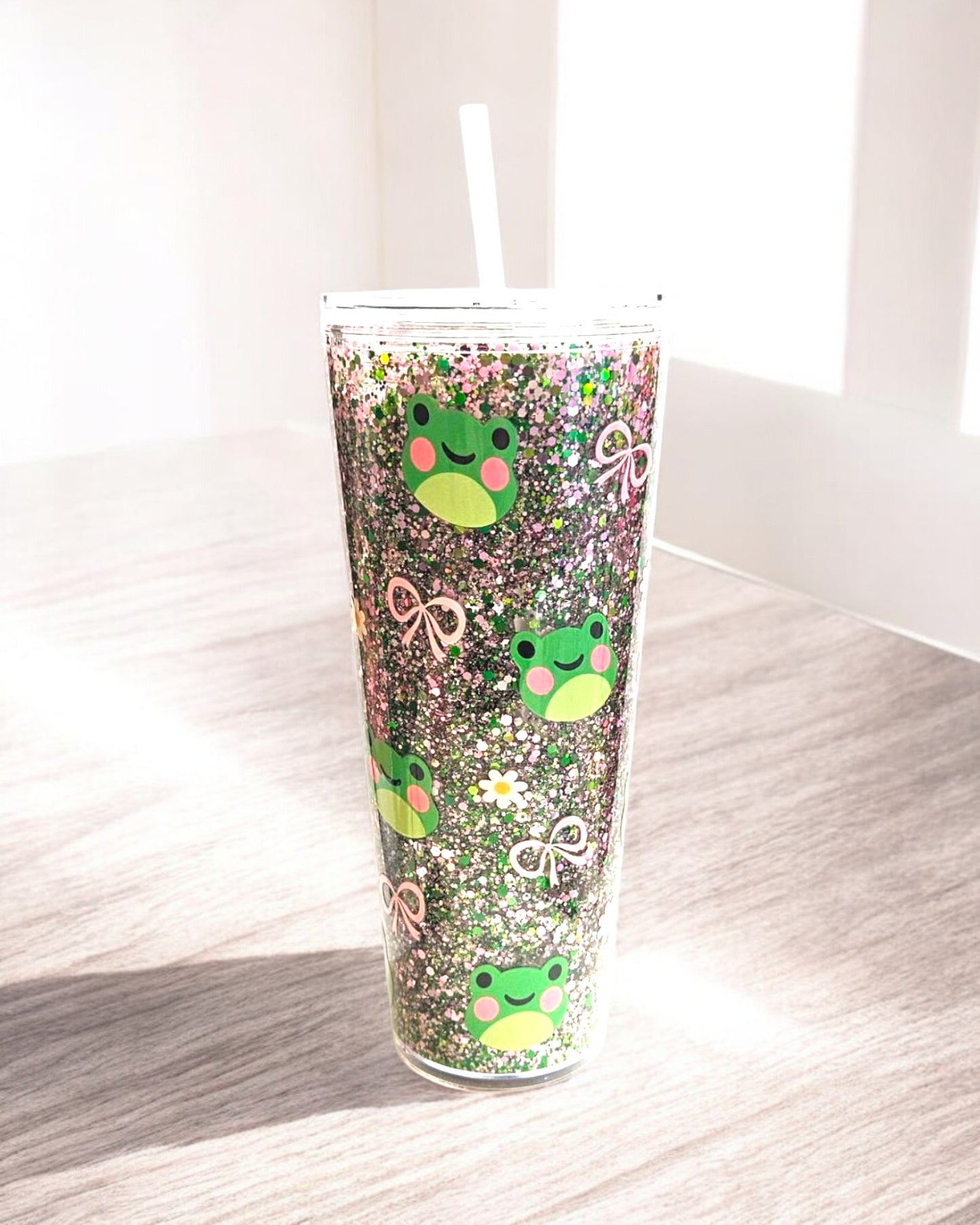 LIVE-CUP Snowglobe Glitzer, Lava, Drip & Beach