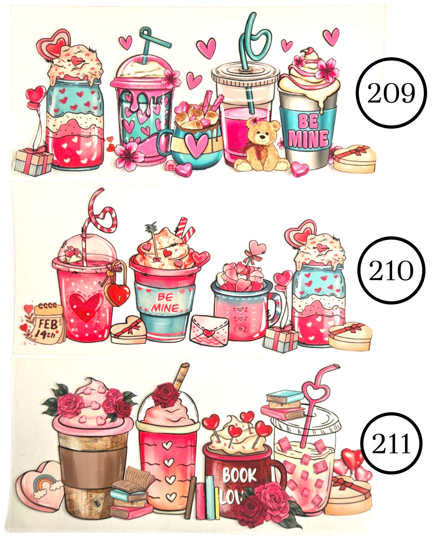 Motive-Mix & Muster - Aufkleber für Live-Cups