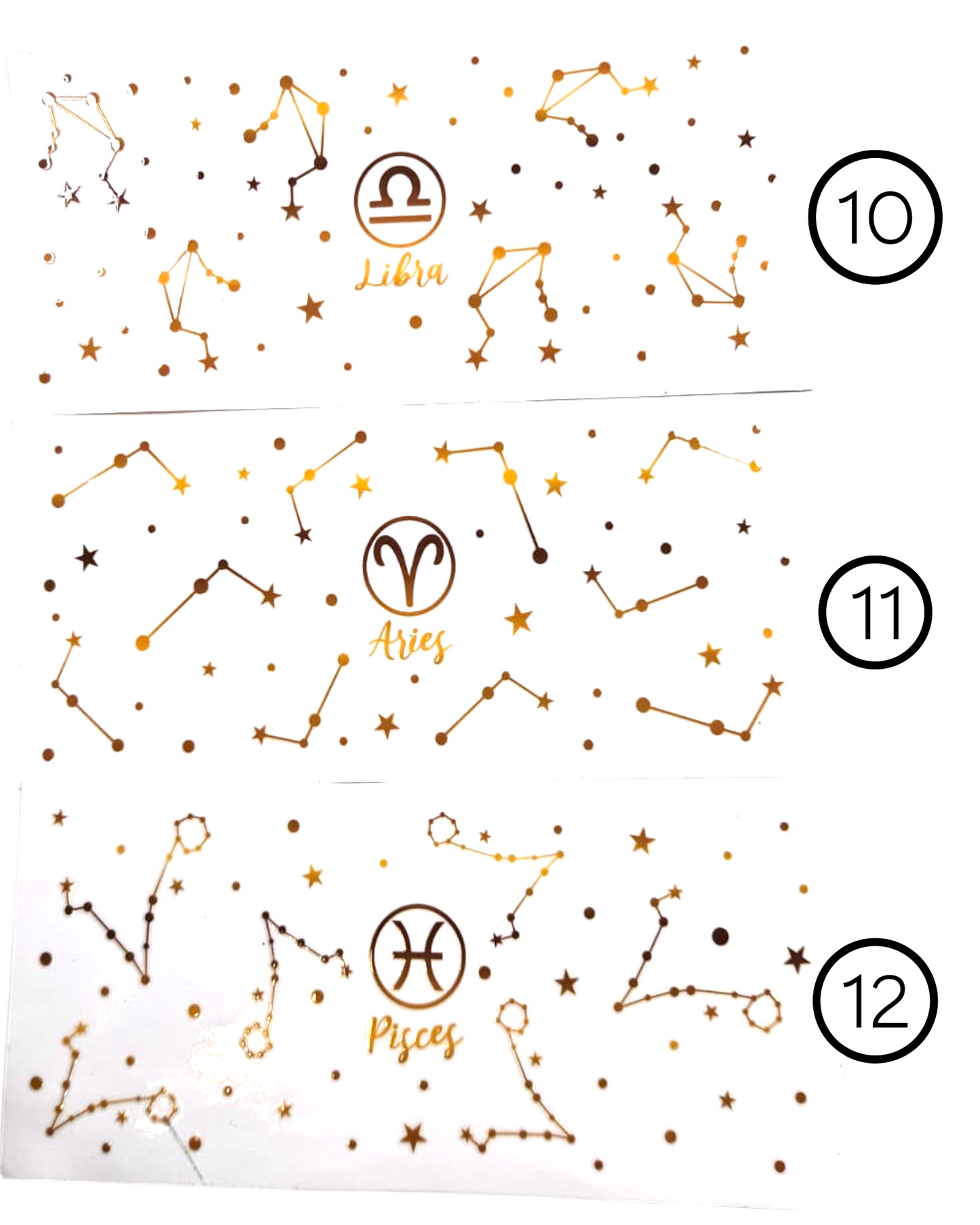 Motive- Buchstaben & Sternzeichen