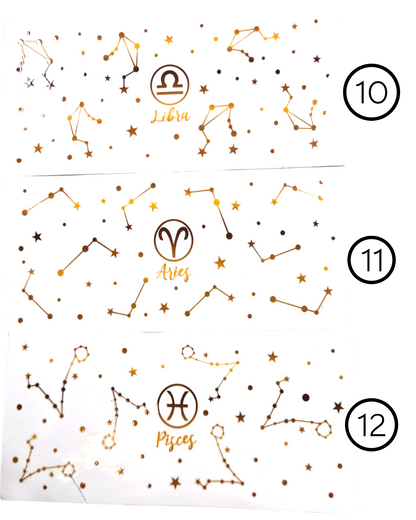 Motive- Buchstaben & Sternzeichen