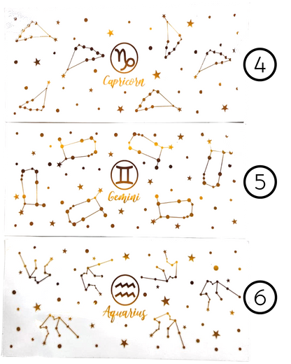 Motive- Buchstaben & Sternzeichen