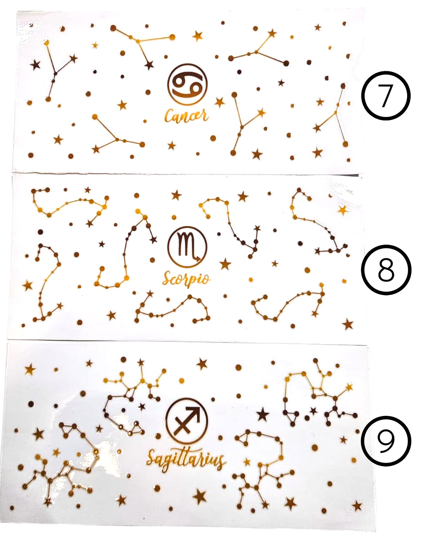 Motive- Buchstaben & Sternzeichen