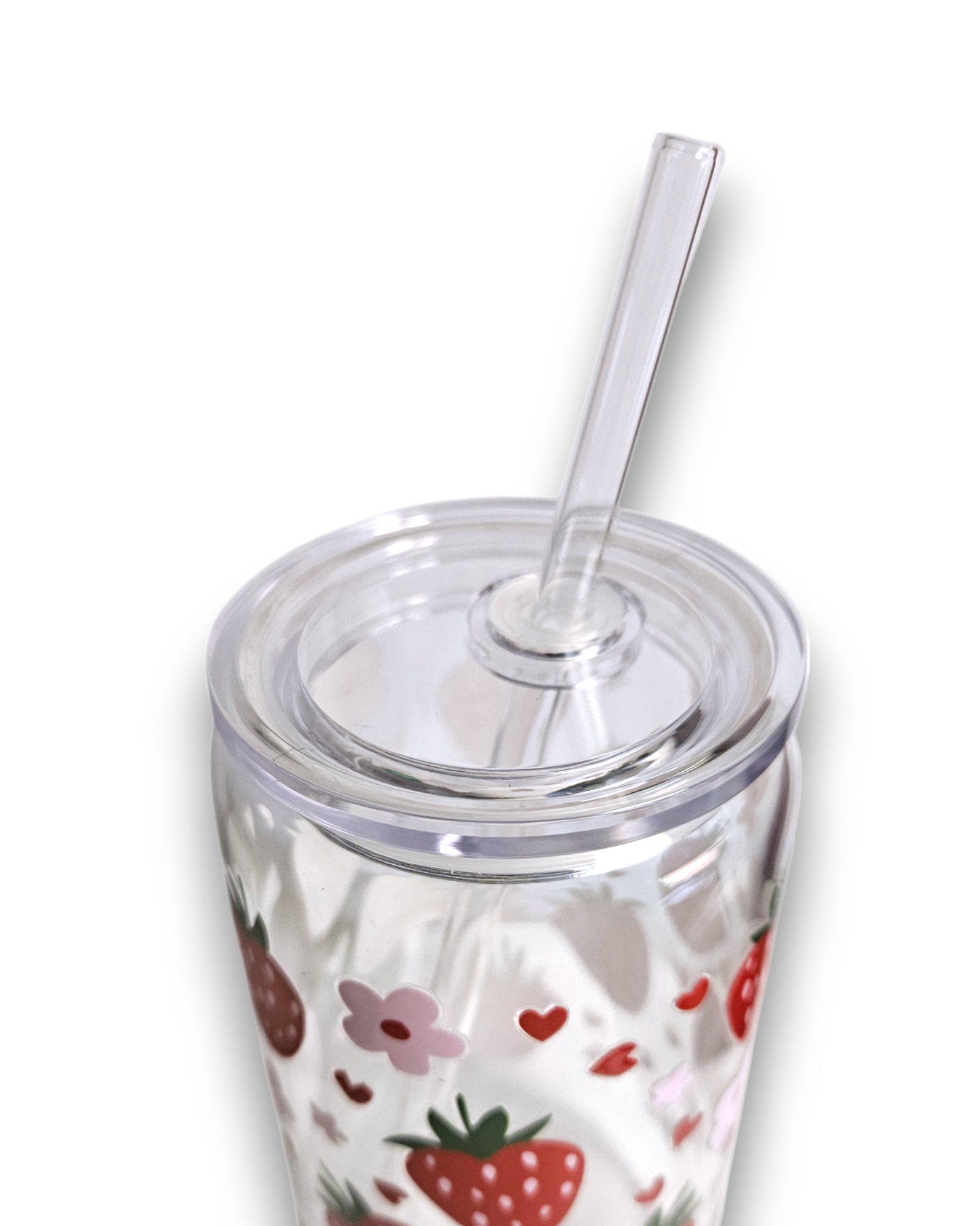 Glastumbler Strawberry