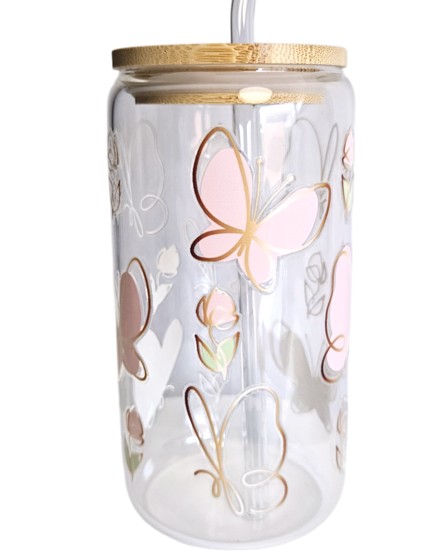 Glastumbler Little Butterfly