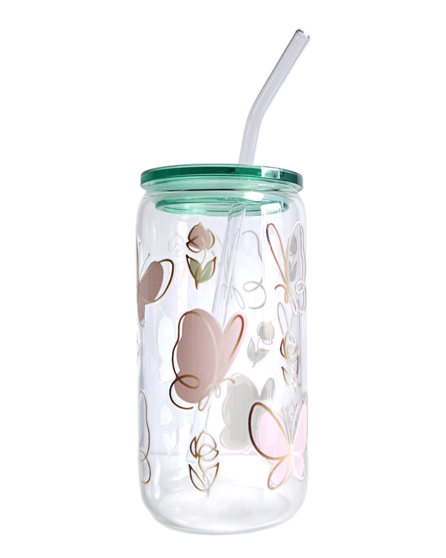 Glastumbler Little Butterfly