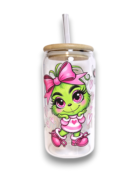 Glastumbler Miss Grinchi