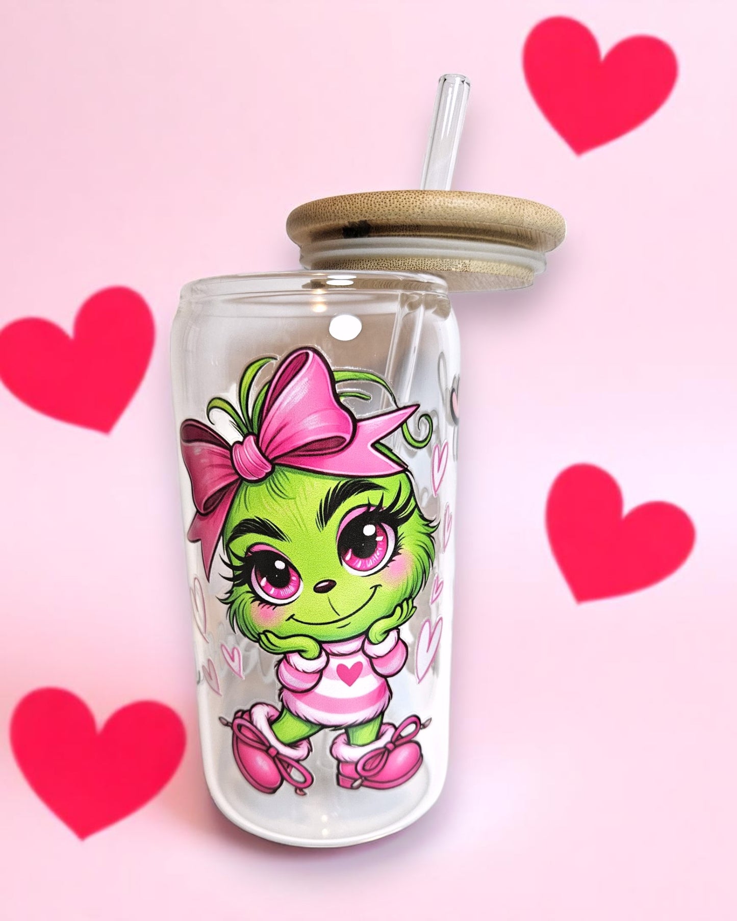 Glastumbler Miss Grinchi