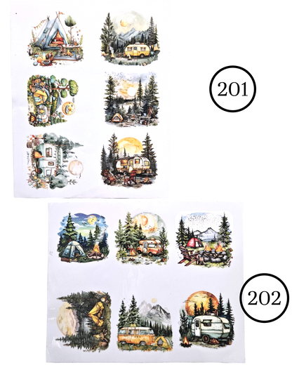 Motive-Mix & Muster - Aufkleber für Live-Cups