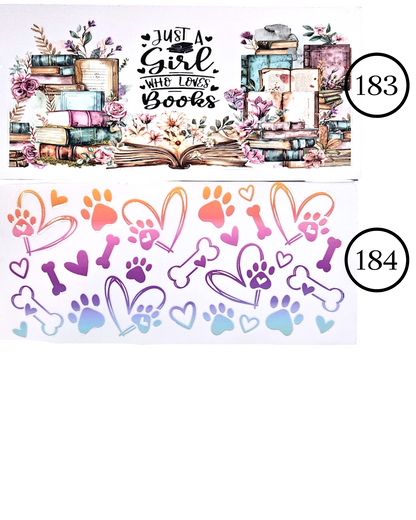 Motive-Mix & Muster - Aufkleber für Live-Cups