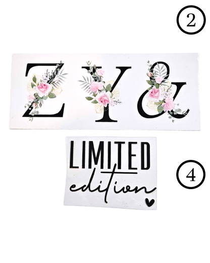 Motive- Buchstaben & Sternzeichen