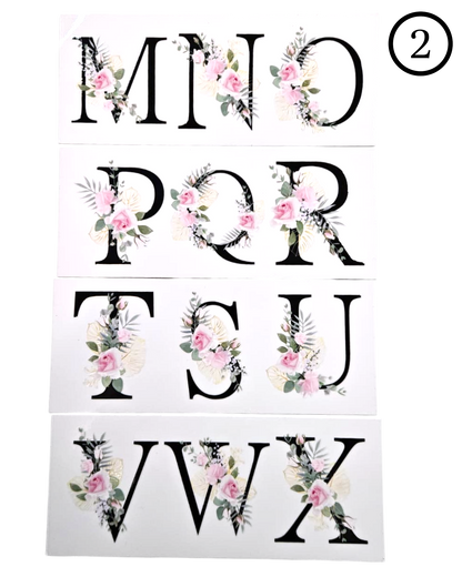 Motive- Buchstaben & Sternzeichen