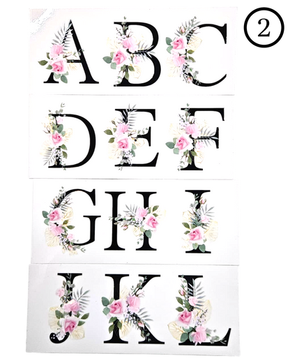 Motive- Buchstaben & Sternzeichen