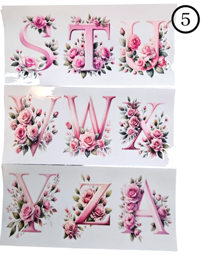 Motive- Buchstaben & Sternzeichen