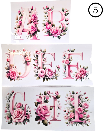 Motive- Buchstaben & Sternzeichen